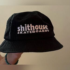 New Shithouse Skateboard Black Bucket Hat